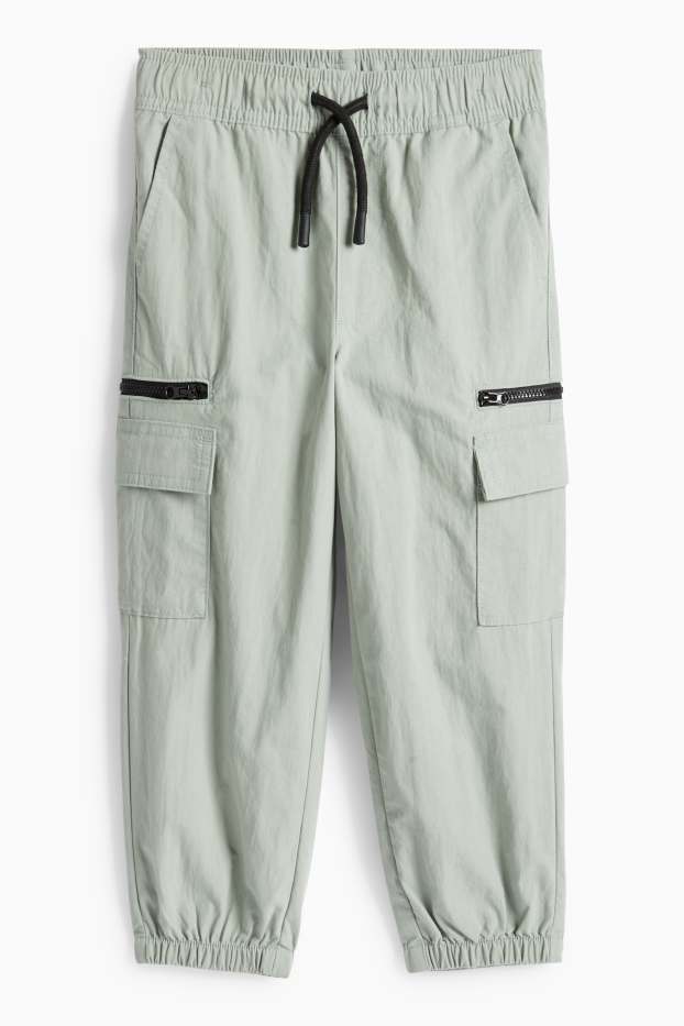 Bambini - Pantaloni cargo - verde chiaro