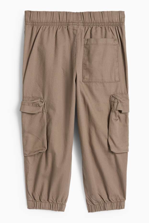 Enfants garçons - Pantalon cargo - taupe