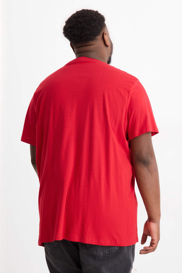 Herren - T-Shirt - Regular Fit - rot