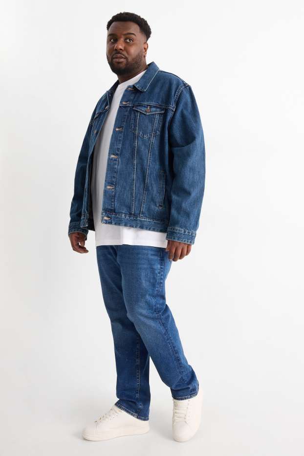 Pánské - Straight jeans - LYCRA® - džíny - modré