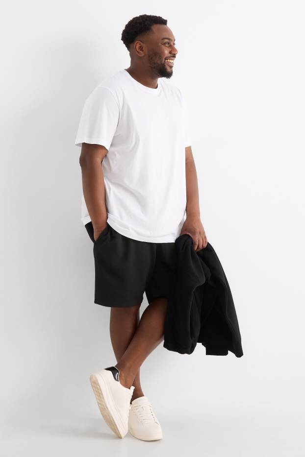 Men - Sweat shorts - black