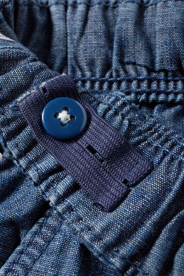 Děti - chlapci - Multipack 2 ks - bermudy - tmavomodrá