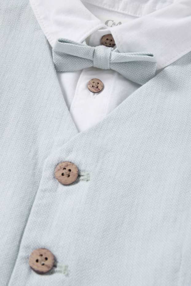 Baby Boys - Baby outfit - 4 piece - formal - white