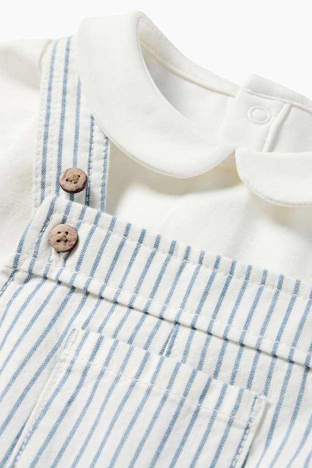 Miminka - chlapci - Outfit pro miminka - 2dílný - bílá