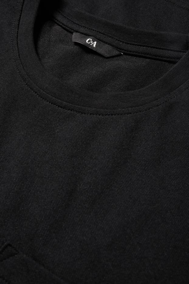 Hommes - T-shirt - regular fit - noir