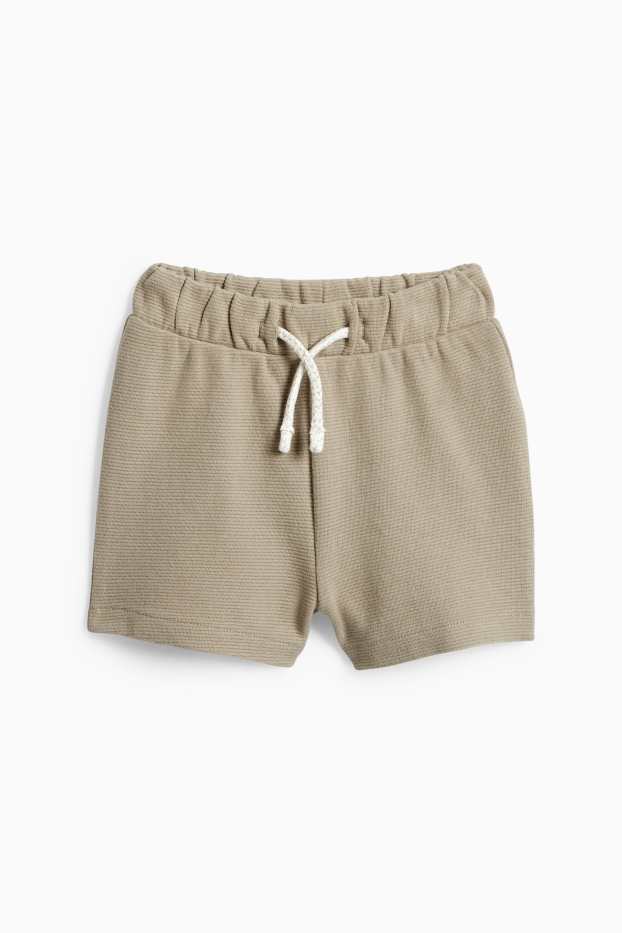 Baby Boys - Wild animals - crocheted baby outfit - 2 piece - mint green