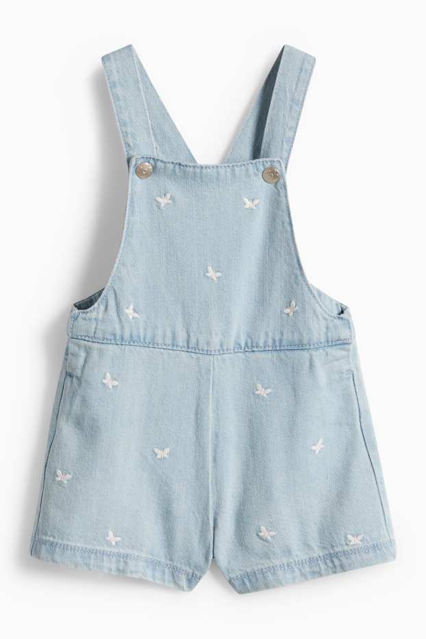 Nadó nena - Papallona - conjunt per a nadó - brodat anglès - 2 peces - rosa/blau