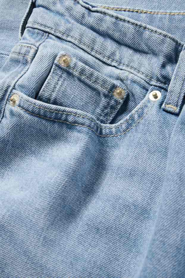 Femmes - Relaxed jean - mid waist - bleu clair