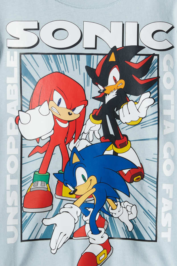 Children Boys - Multipack of 3 - Sonic - short sleeve T-shirt - blue / beige