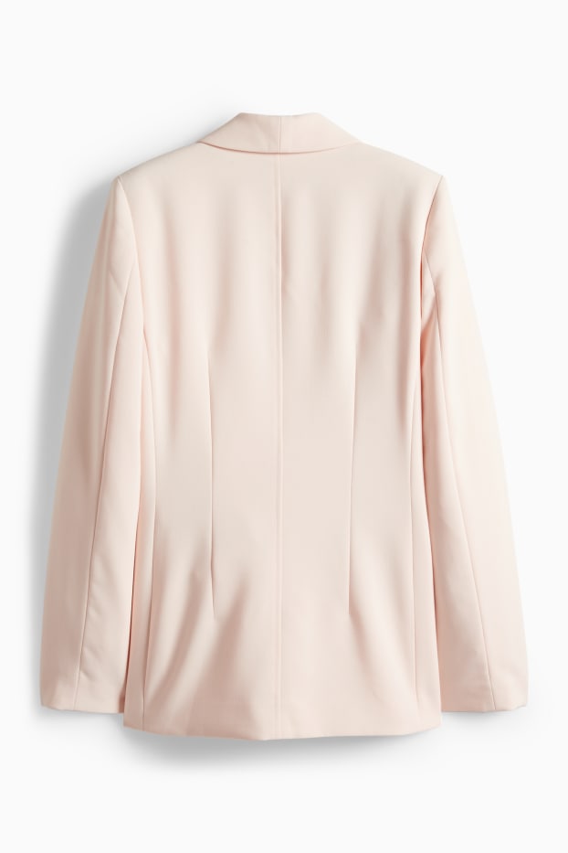 Damen - Longblazer - Regular Fit - lachsfarben