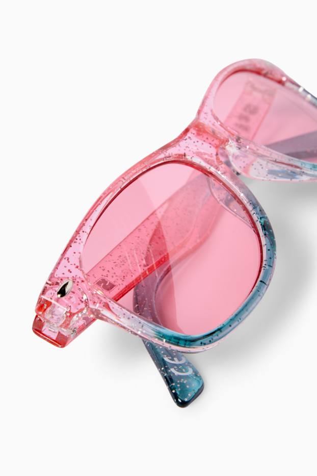 Copii - Fete - Lilo & Stitch - ochelari de soare - roz / albastru deschis