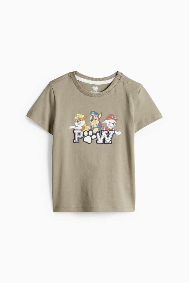 Baby Buben - PAW Patrol - Chase, Marshall - Baby-Outfit - 3 teilig - cremeweiß
