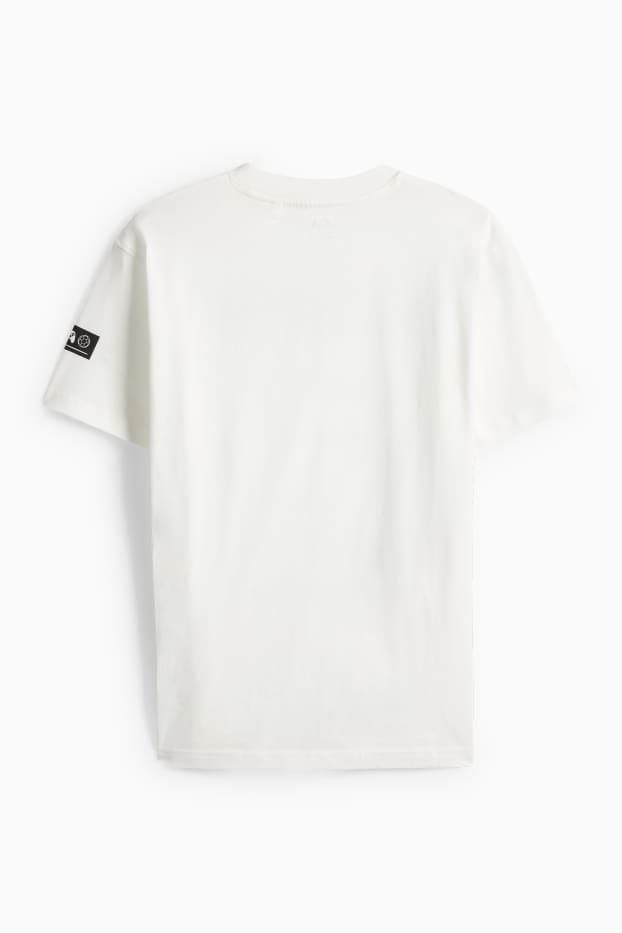 Kinder Jungen - Gaming-Controller - Kurzarmshirt - weiss