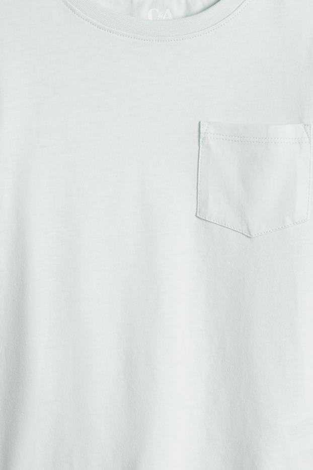 Kinder Buben - Multipack 5er - Zebra, Nashorn und Löwe - Kurzarmshirt - orange / blau