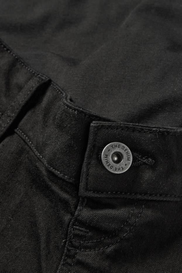 Damen - Umstandsjeans - Skinny Jeans - LYCRA® - schwarz