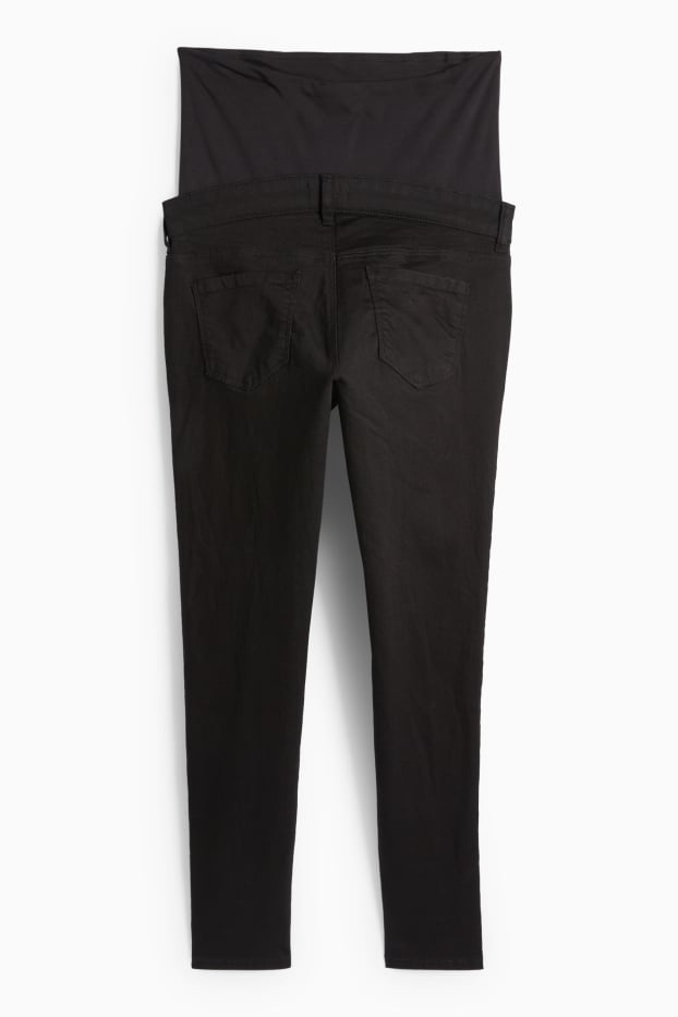 Damen - Umstandsjeans - Skinny Jeans - LYCRA® - schwarz