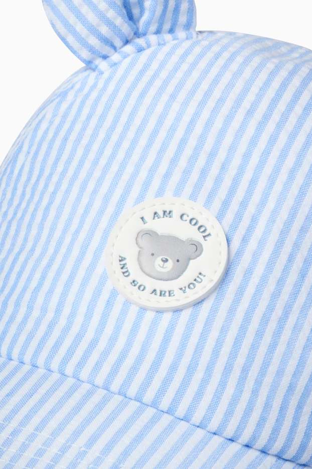 Neonati - Cappellino neonati - bianco / blu