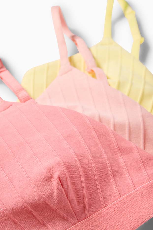 Children Girls - Bustier - yellow