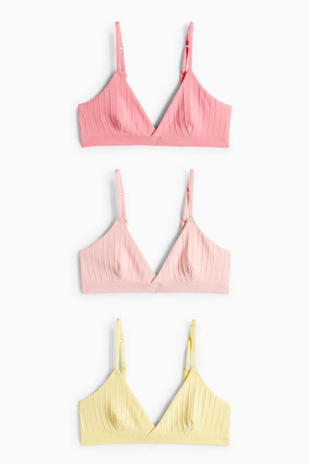 Children Girls - Bustier - yellow