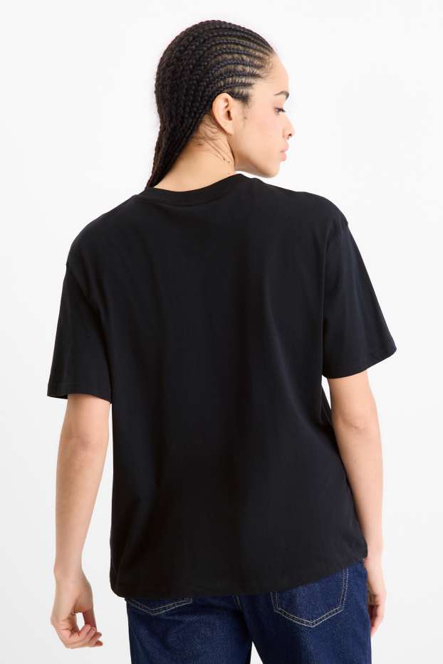 Damen - T-Shirt - Oversized - schwarz