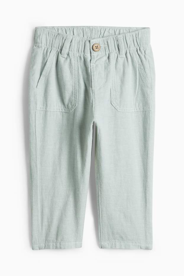 Baby Buben - Baby-Outfit - 2 teilig - weiß / blau