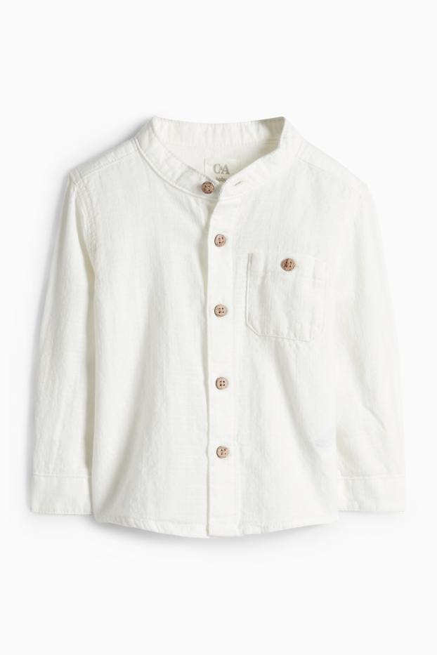 Baby Buben - Baby-Outfit - 2 teilig - weiß / blau