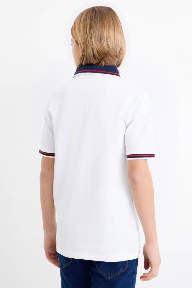Děti - chlapci - Polokošile - bílá