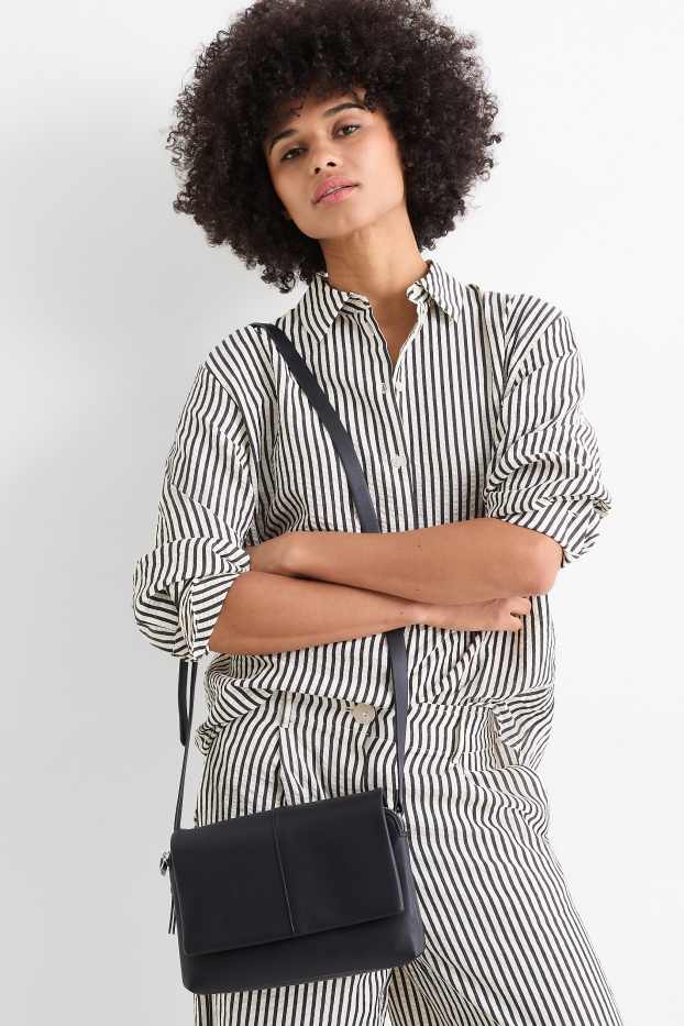 Femmes - Sac à bandoulière - synthétique - noir