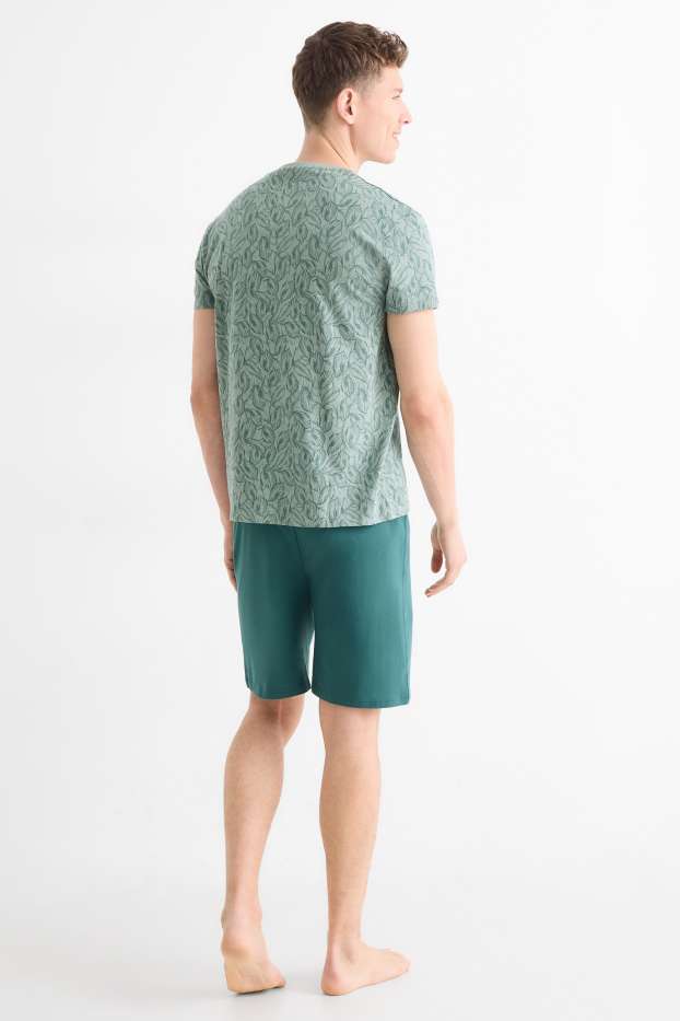Men - Short pyjamas - green