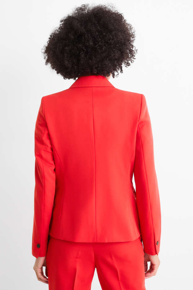 Mujer - Americana de oficina - entallada - naranja