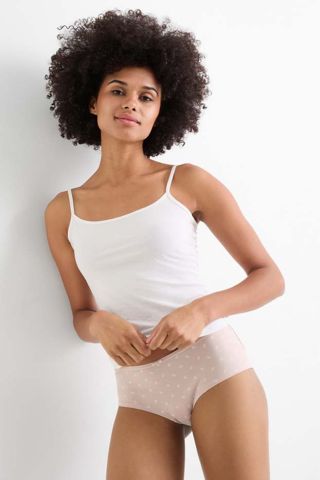 Femmes - Lot de 4 - shortys - rose