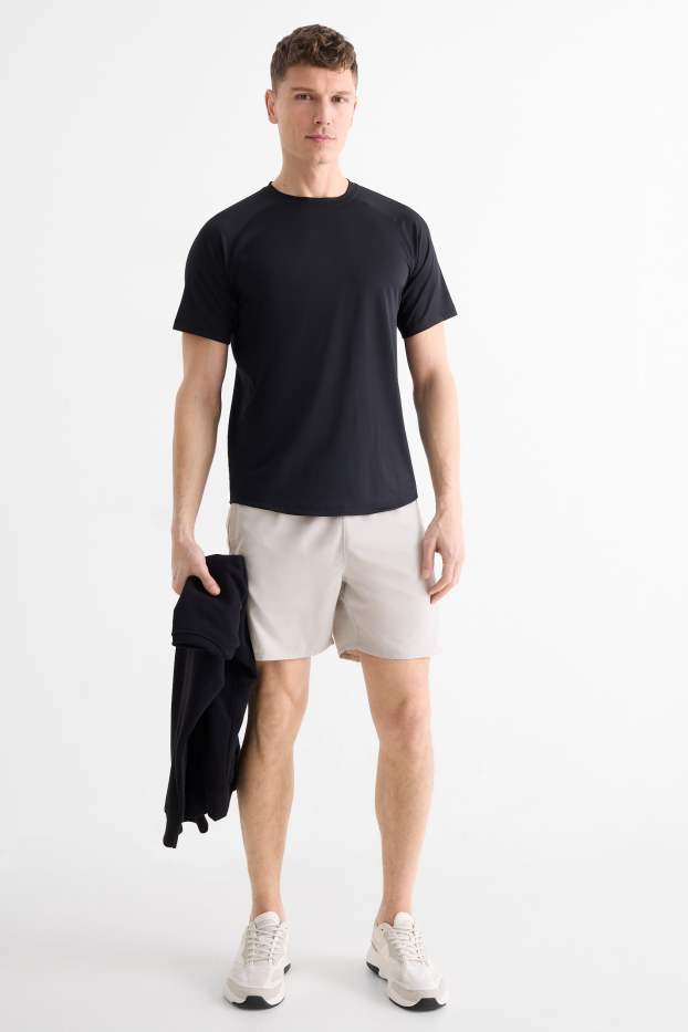 Herren - Funktions-Shorts - hellgrau