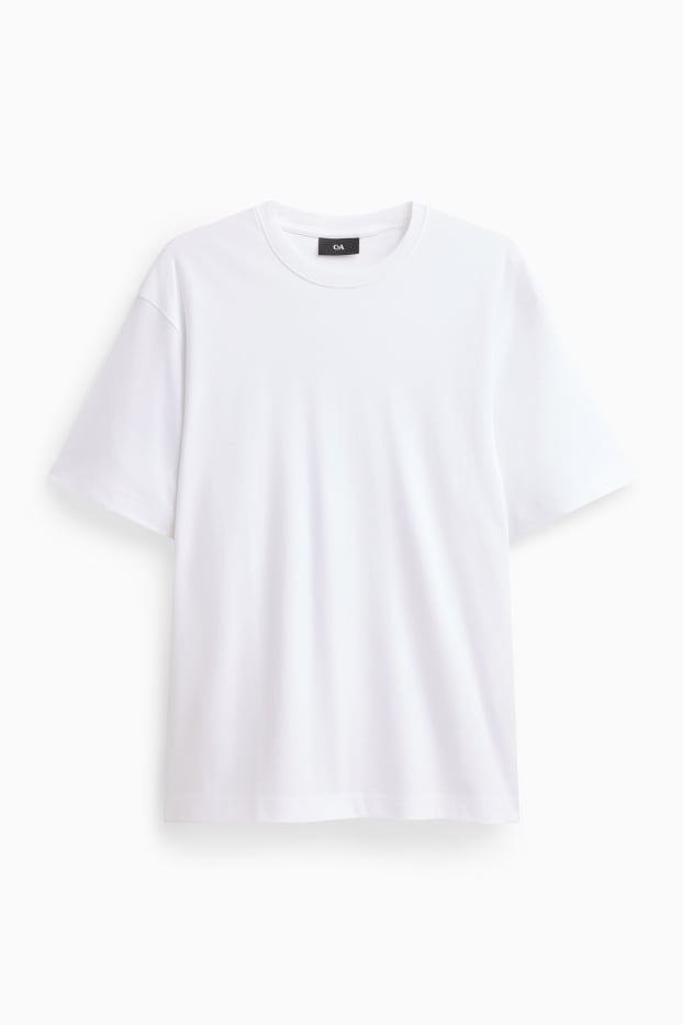 Bărbați - Tricou - relaxed fit - alb