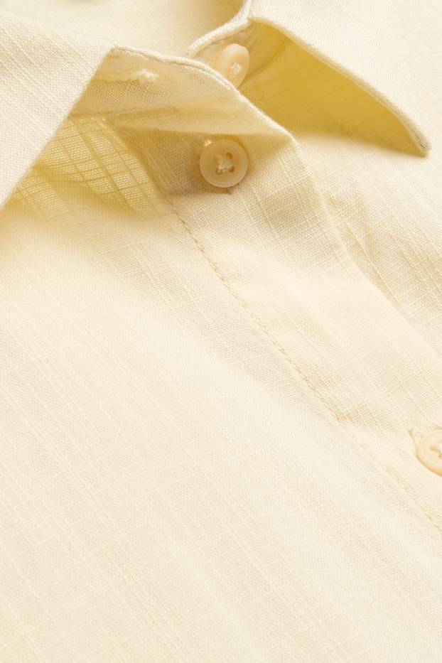 Femei - Bluză tip cămașă - crem