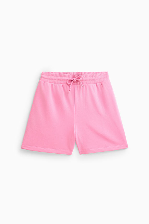 Femmes - Short en molleton - rose