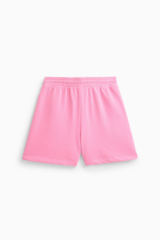 Femmes - Short en molleton - rose