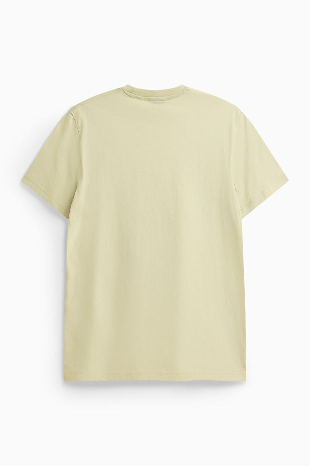 Men - T-shirt - regular fit - light green