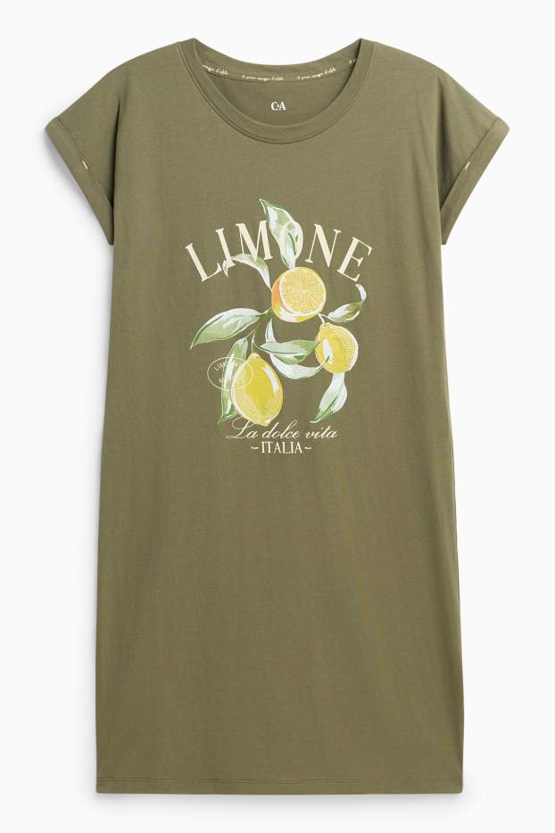 Dames - Bigshirt - groen