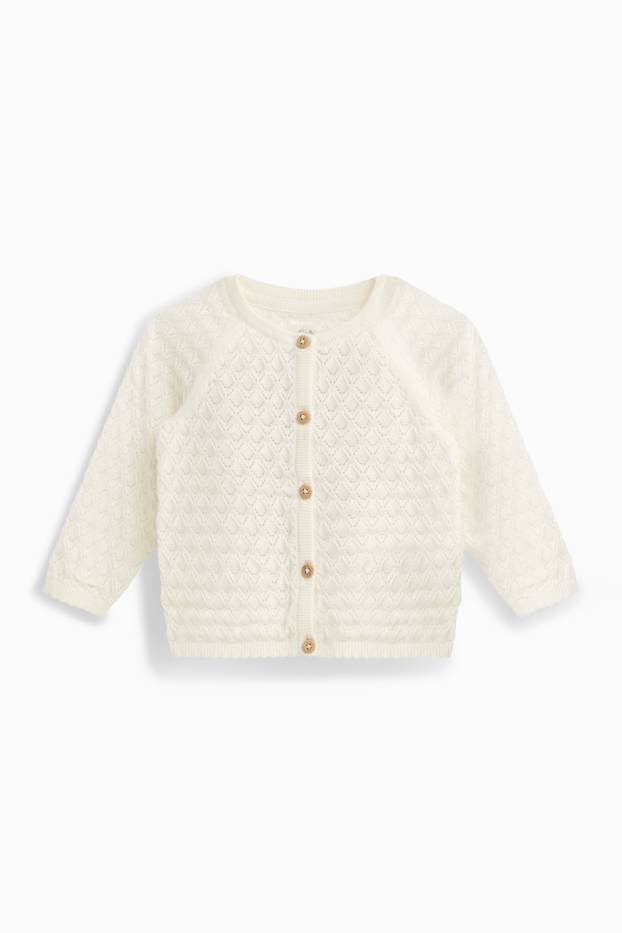 Bébés filles - Gilet bébé - blanc crème
