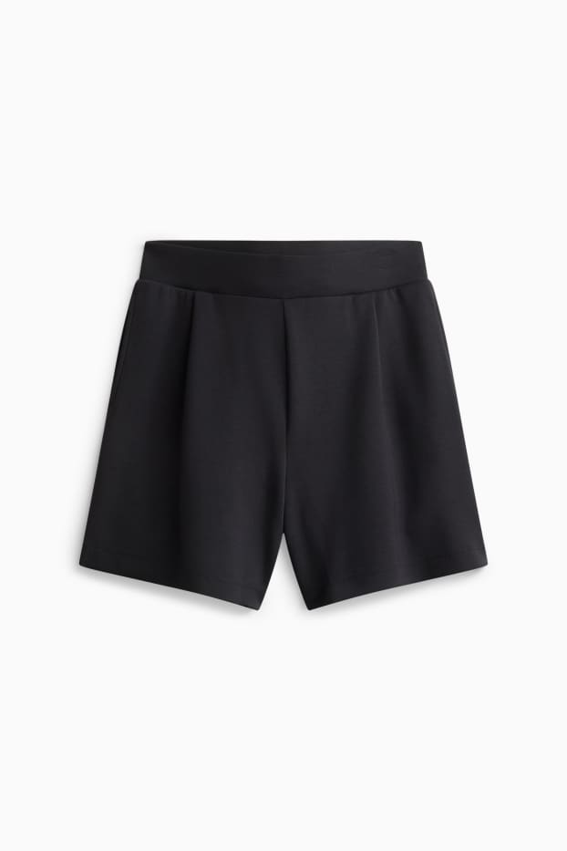 Donna - Shorts - vita media - nero