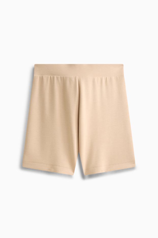 Damen - Shorts - Mid Waist - beige