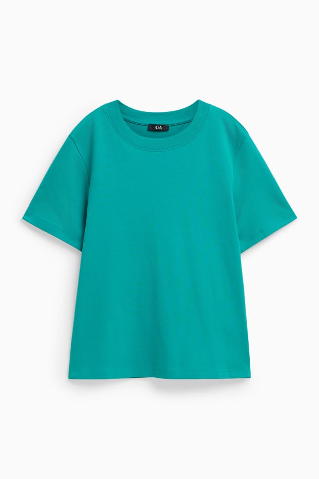 Damen - T-Shirt - Regular Fit - grün