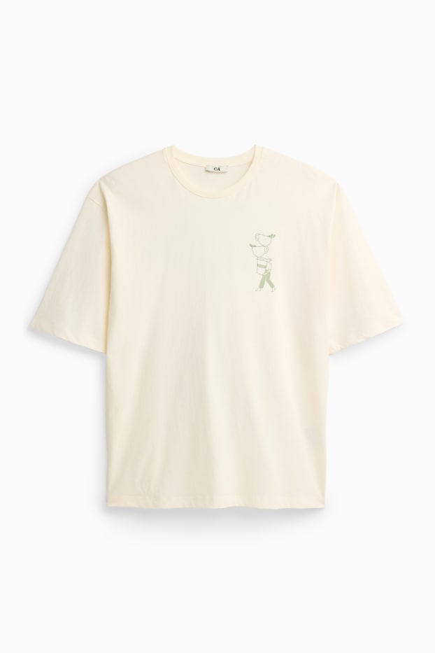 Femei - Tricou - crem