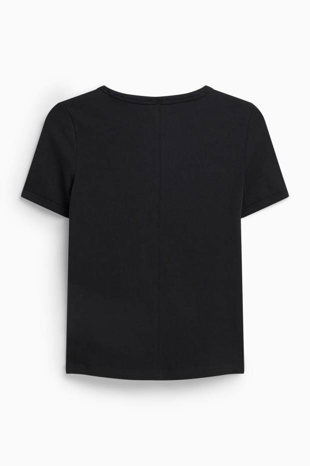 Femmes - T-shirt - noir