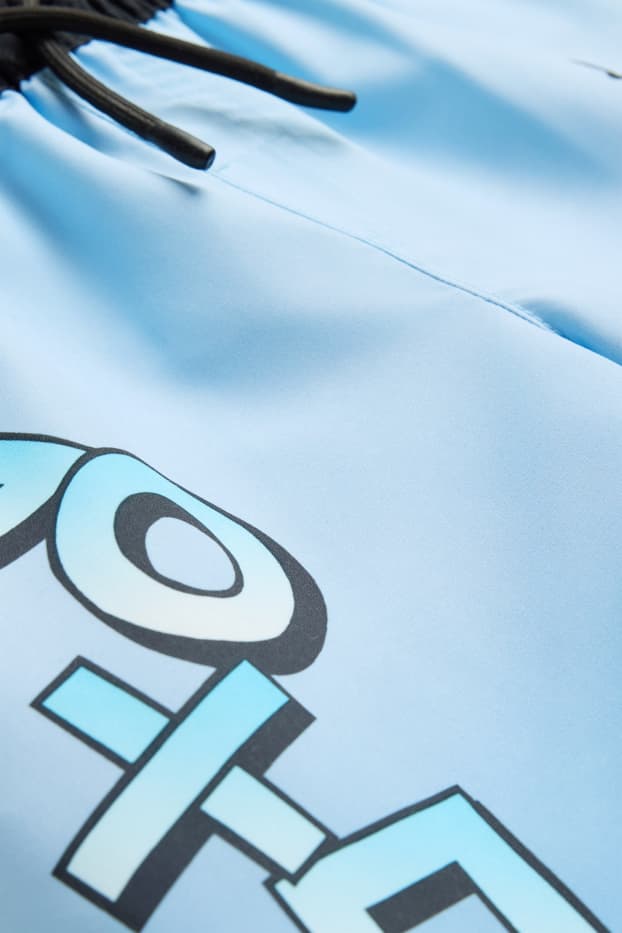 Kinder Buben - PlayStation - Badeshorts - hellblau