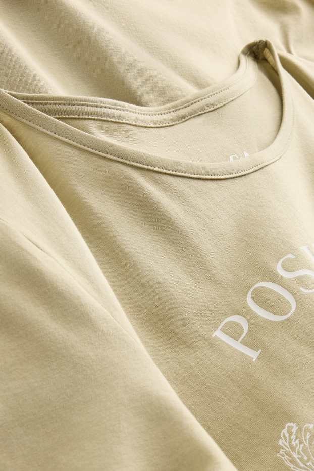 Femei - Cămașă de noapte - verde deschis