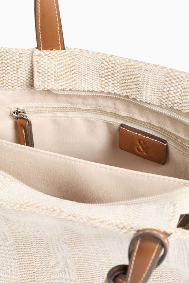 Femei - Poșetă - bej