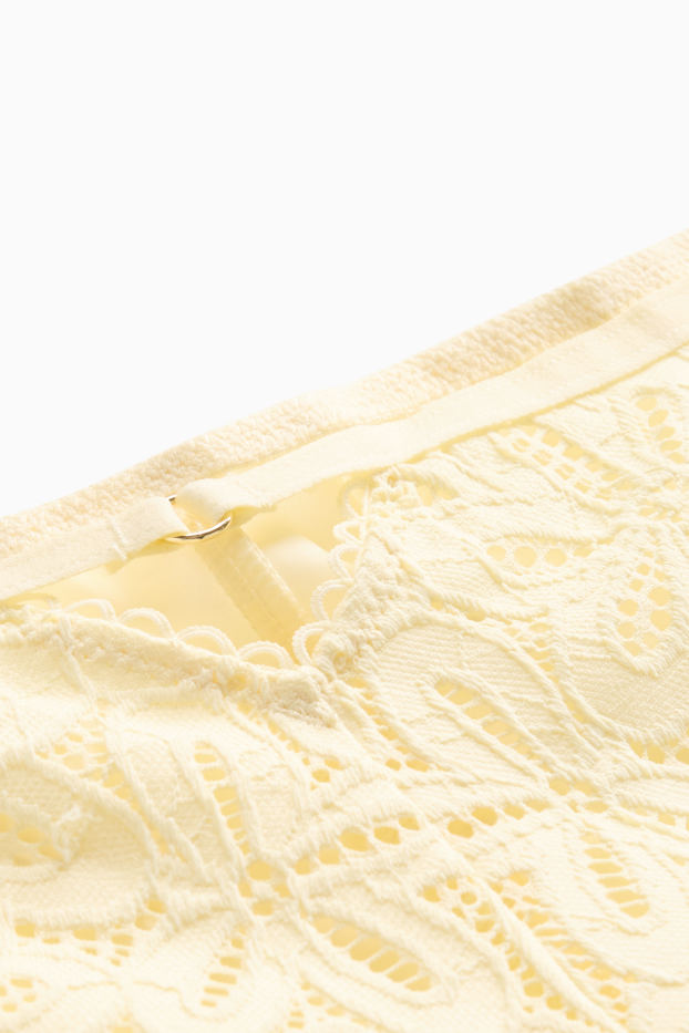 Femmes - Culotte hipster - jaune clair