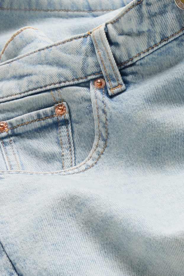 Dames - Baggy jeans - mid waist - jeanslichtblauw