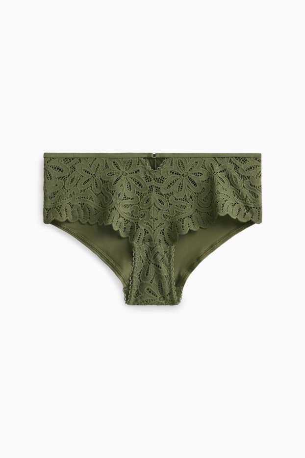 Femmes - Culotte hipster - vert